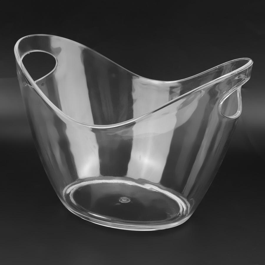 Barware akryl isbeholder champagne isspand med håndtag ktv forsyninger barware vin cocktail ølværktøj