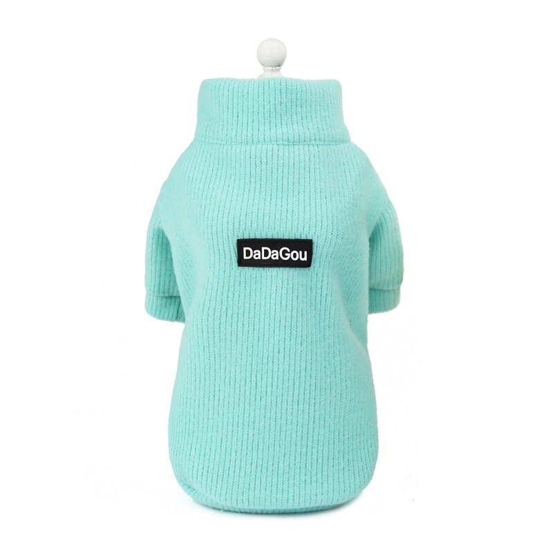 Hund Hoodies Winter Haustier Mantel Jacke Outfit Warme Hund Kleidung zur Seite fahren Welpen malteser Yorkshire Kleidung Pudel Pommerschen Kostümich: hell Blau / M