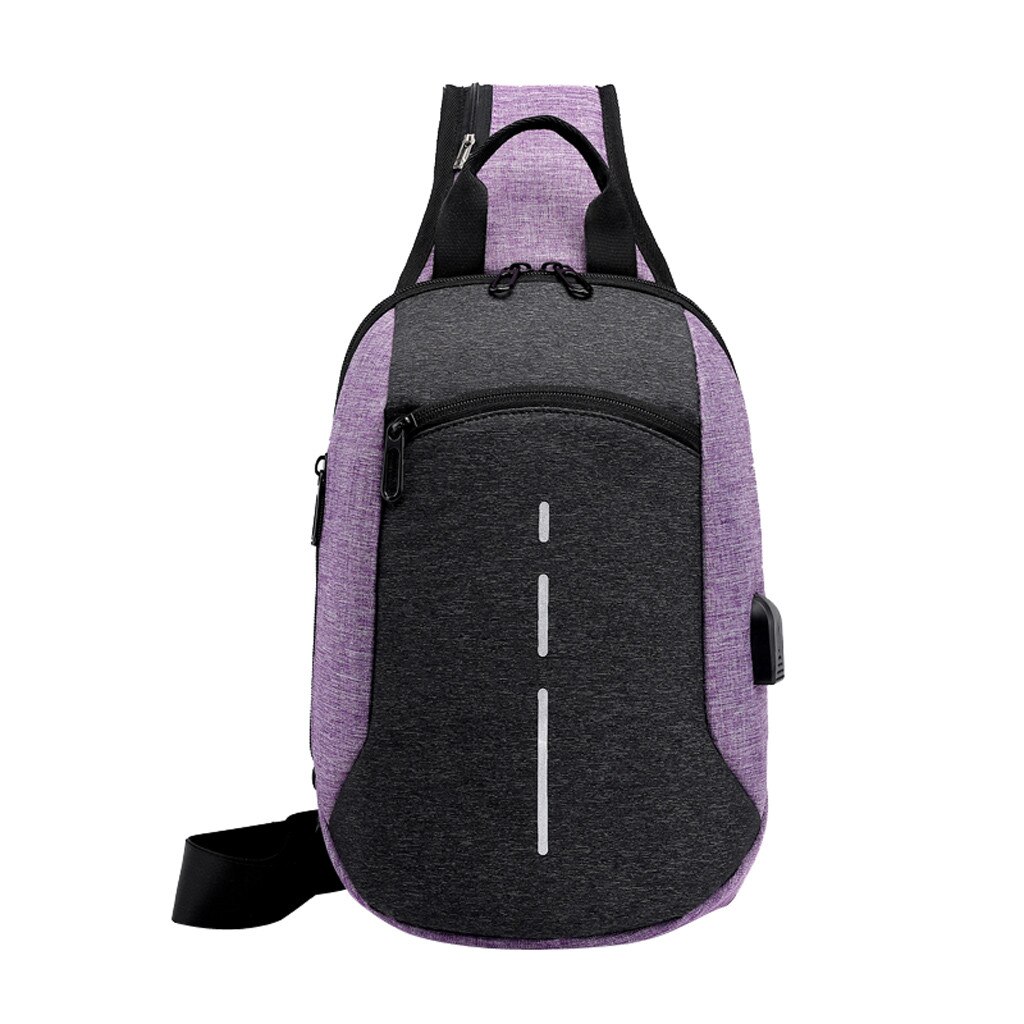 Aelicy Grande Capacità di Spalla del Sacchetto di Crossbody unisex versatile Messaggero Della Chiusura Lampo del Messaggero Criss-attraverso Oxford Sacchetti di Materiale unisex