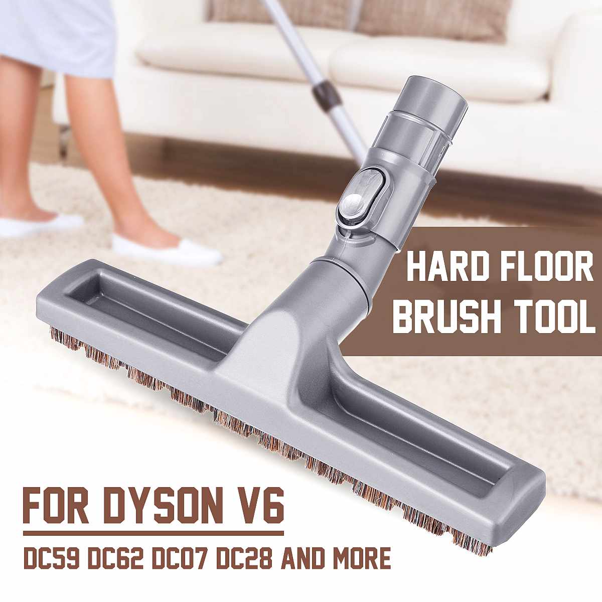 1 sztuk odkurzacz szczotka podłogowa dla Dyson V6 V7 V8 V10 V11 odkurzacz dywan na podłogę szczotka robić czyszczenia narzędzi akcesoria: Brush