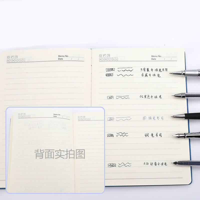 400Pages B5 Super Thick Wax Sense Leather A5 Notebook large Business Office Daily Work Notepad