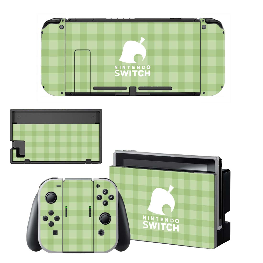 Película protectora decorativa de vinilo estilo Cool Animal Crossing para Nintendo Switch NS consola NX y pegatinas de juego de cubierta completa Joy-con: BYSNS0053