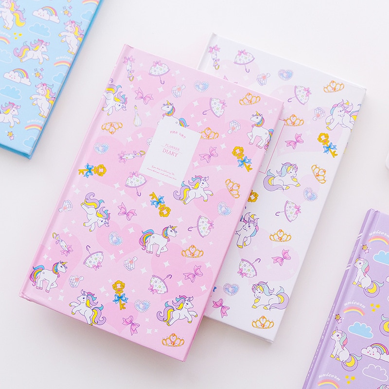 Droom eenhoorn regenboog hardcover notitieboekje dagboek notitieblok promotionele briefpapier