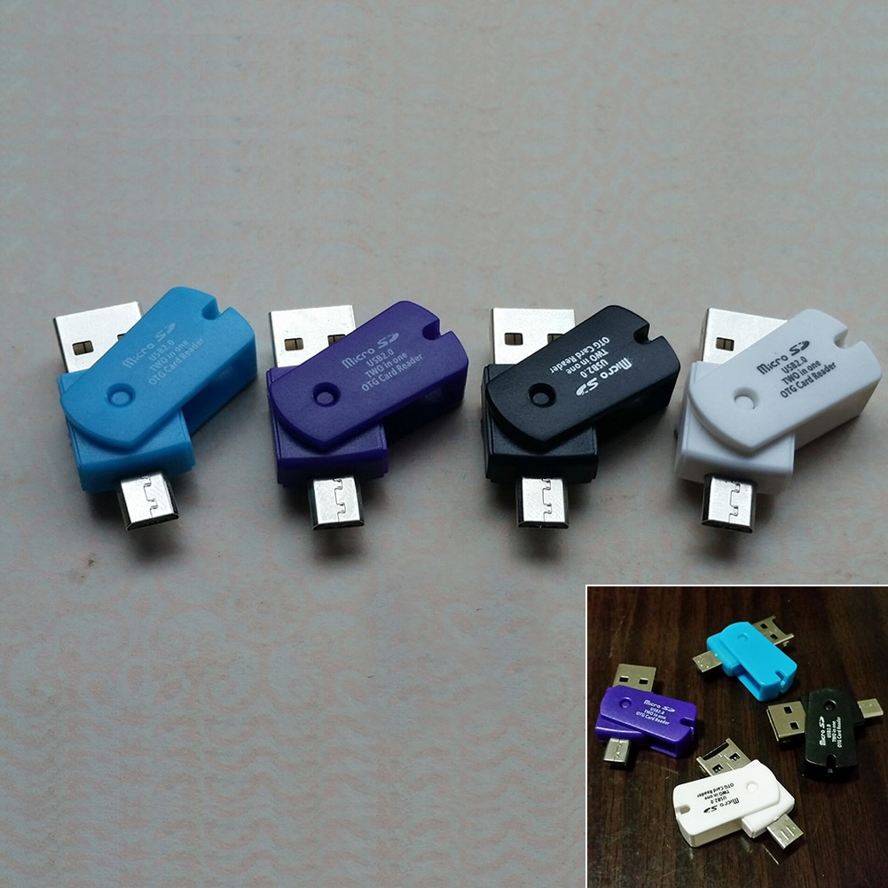 Lecteur de carte T-Flash USB 2.0 durable de pour adaptateur de carte Micro TF #824