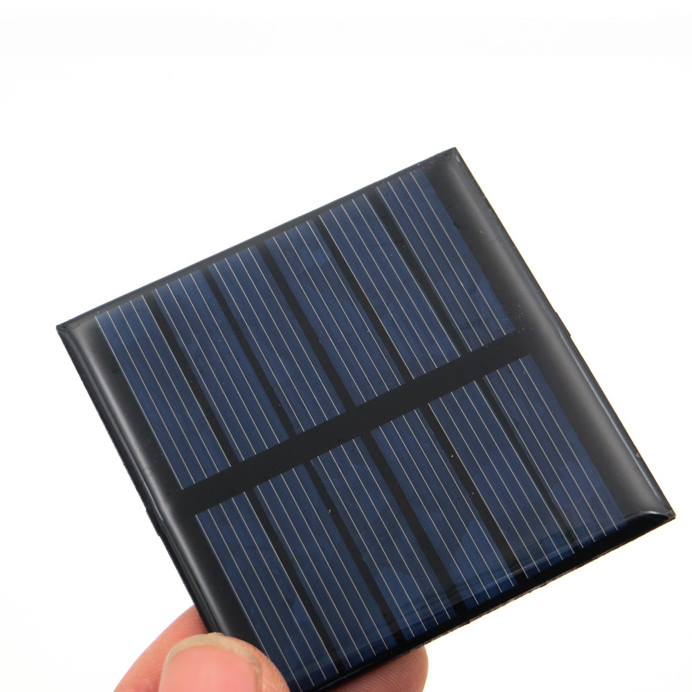 Mini 3v 0.36w 120ma aurinkopaneeli monikiteiset aurinkokennot syöttävät virtapaneelin moduulin tee-se-itse akku matkapuhelimen lelulaturiin