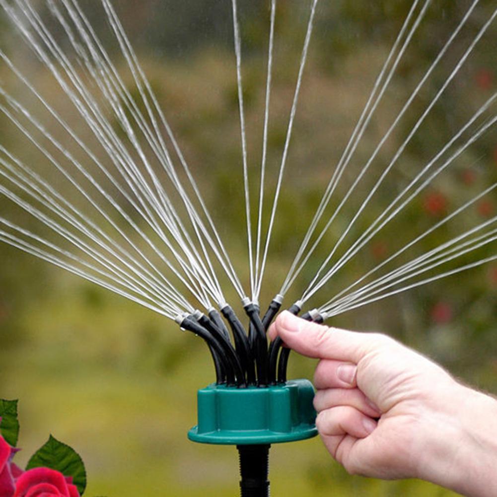 Watering Sprinkler 360 Degree Rotating Noodle Head ABS Lawn Plant Watering Sprayer for Garden