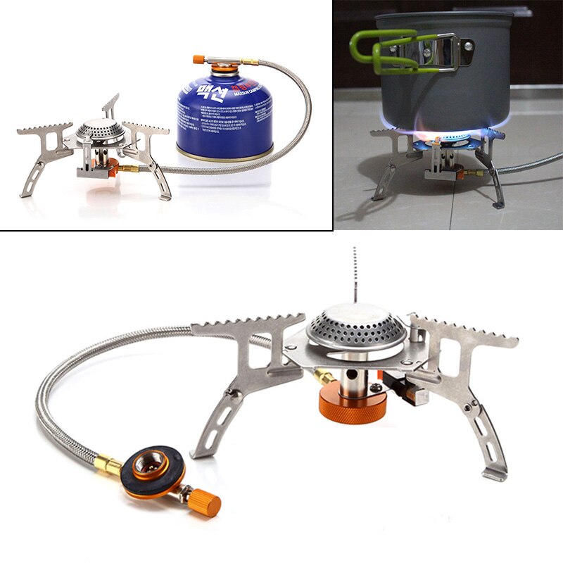 Tragbare Split Typ Gas Herd Picknick Ofen Outdoor Camping Kochen DNJ998: Default Title