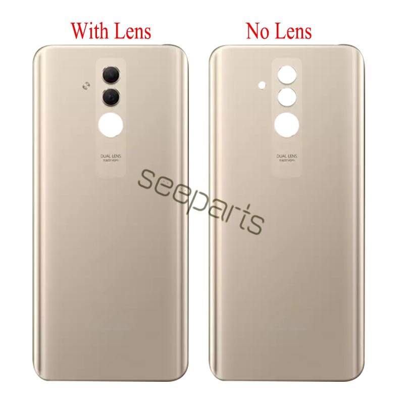 Voor Huawei Mate 20 Lite Batterij Cover Achterdeur Behuizing Case Voor Huawei Mate 20 Lite Batterij Cover Met camera Glas Lens