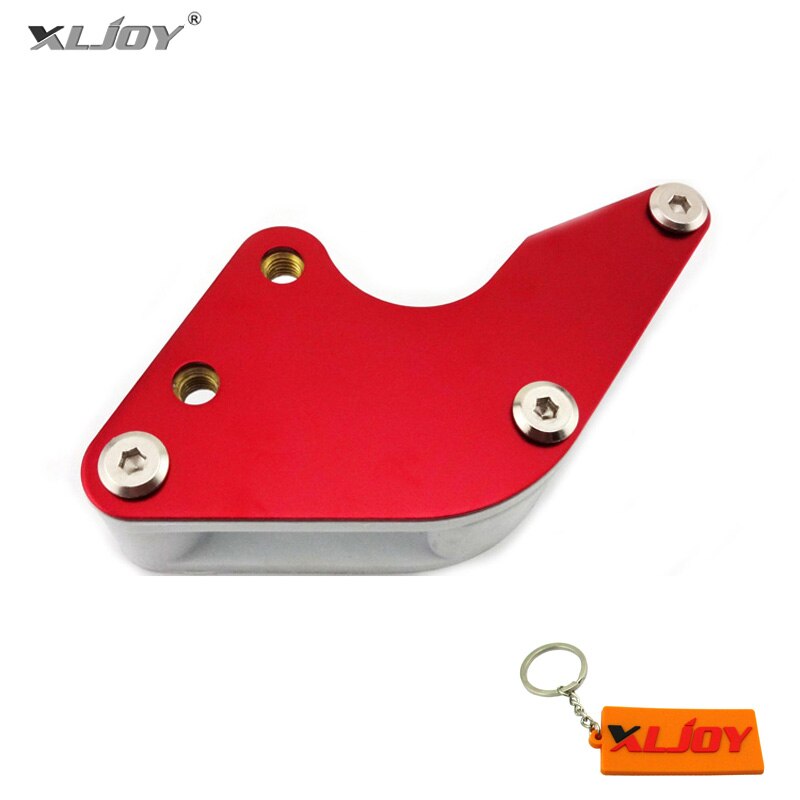 Aluminium Achterbrug Guard Chain Guide Voor 50cc 70 90cc 110cc 125cc 140cc 150cc 160cc Chinese KLX SSR SDG Pit dirt Bike Trail: Red