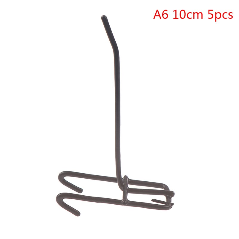 5Pcs Workshop Haak Arm Muur Mesh Display Haken Magazijnstellingen Retail Winkel Peg Goederen Plank Metalen Paneel Hang Past geperforeerde: A6