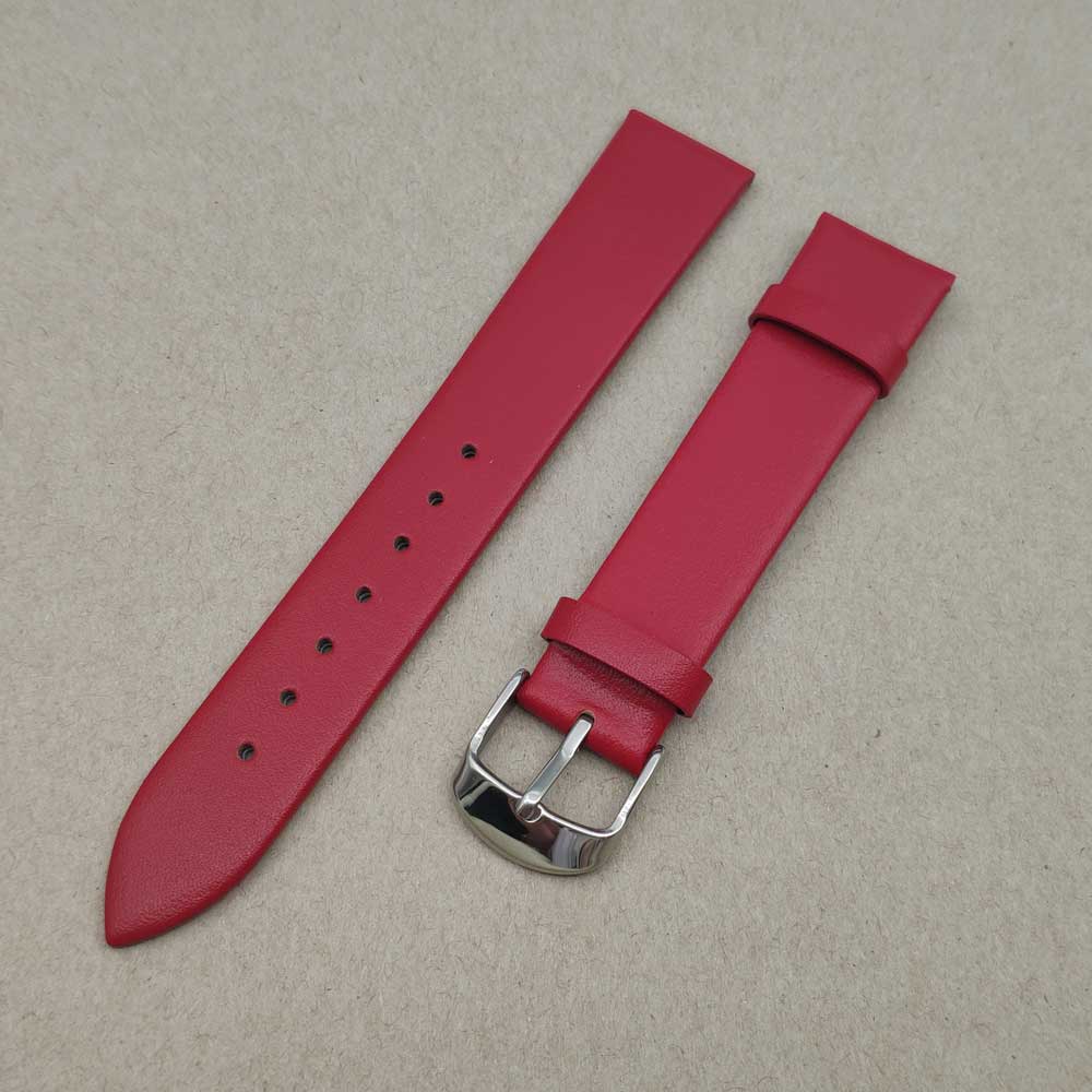 Sport Lederen Horlogeband Horloges band 22mm 20mm 18mm 19mm 12mm 14mm 16mm 24mm 21mm Horlogebanden Mannen Vrouwen Polsband: Rood / 16mm