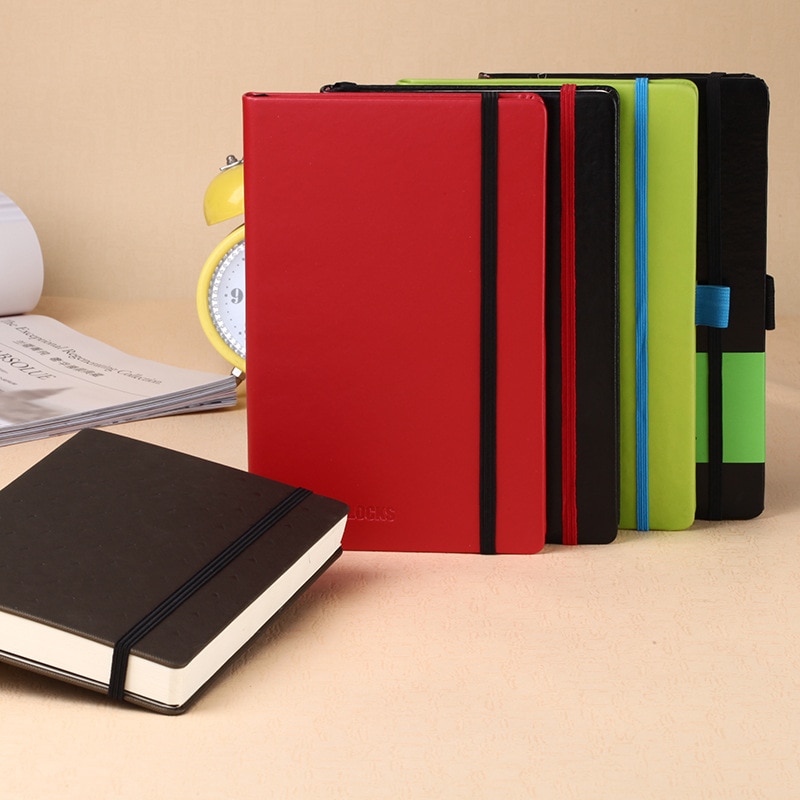 Dong cultural and stationery elastic notebook leather business notebook a5 student diary book