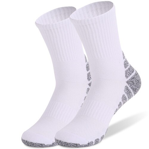 2Pairs/Lot Winter Ski Socks Men Women Outdoor Sports Socks Snowboard Climbing Hiking Thermosocks EU 35-47: White / M ( EU 35-38)