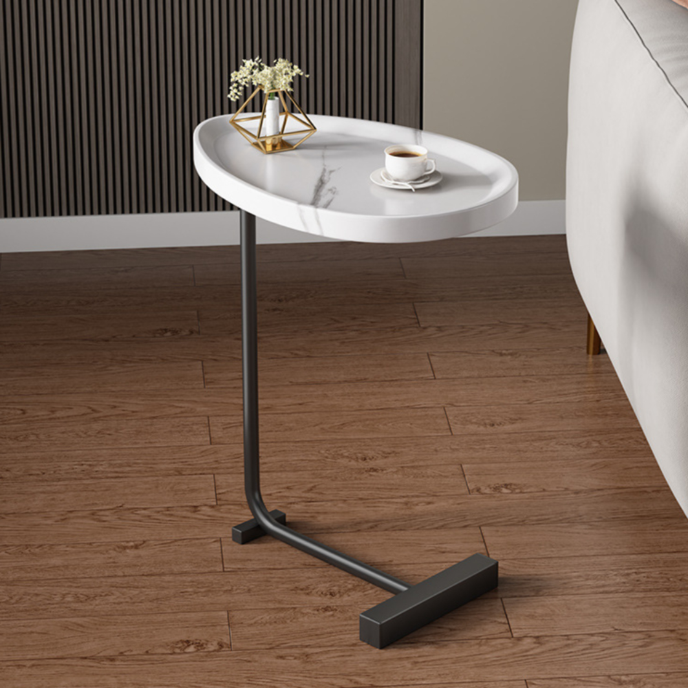 Soffbord sidobord c-formad soffa enkelt mobilt förvaringsskrivbord sänghörn liten soffa sidoskåp familjebord