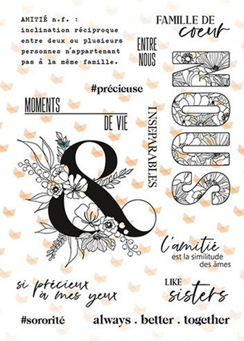 CLEAR STAMP French DIY Scrapbook Card album paper ... – Vicedeal