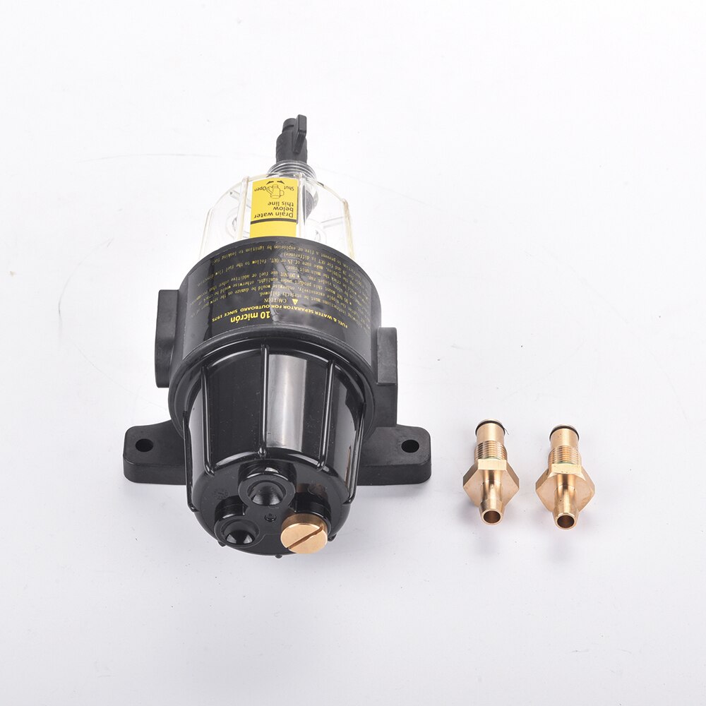 Yacht boot diesel en benzine motor UF-10K Brandstoffilter Waterafscheider Montage-Clear Kom Alle Buitenboordmotoren Brandstoftank