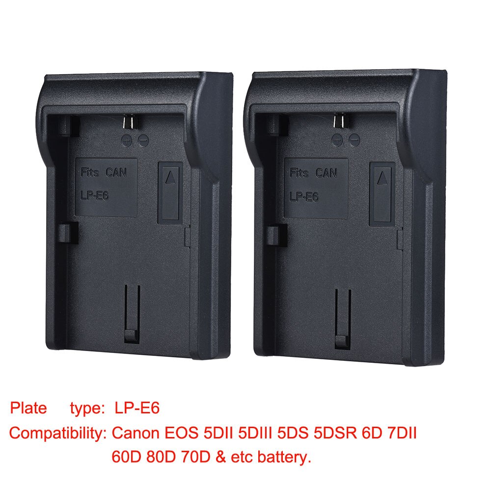 Andoer 2 pezzi NP-FZ100 piastra batteria per Neweer Andoer Dual/quattro canali caricabatteria per Sony A7III A9 A7RIII A7SIII: Option A