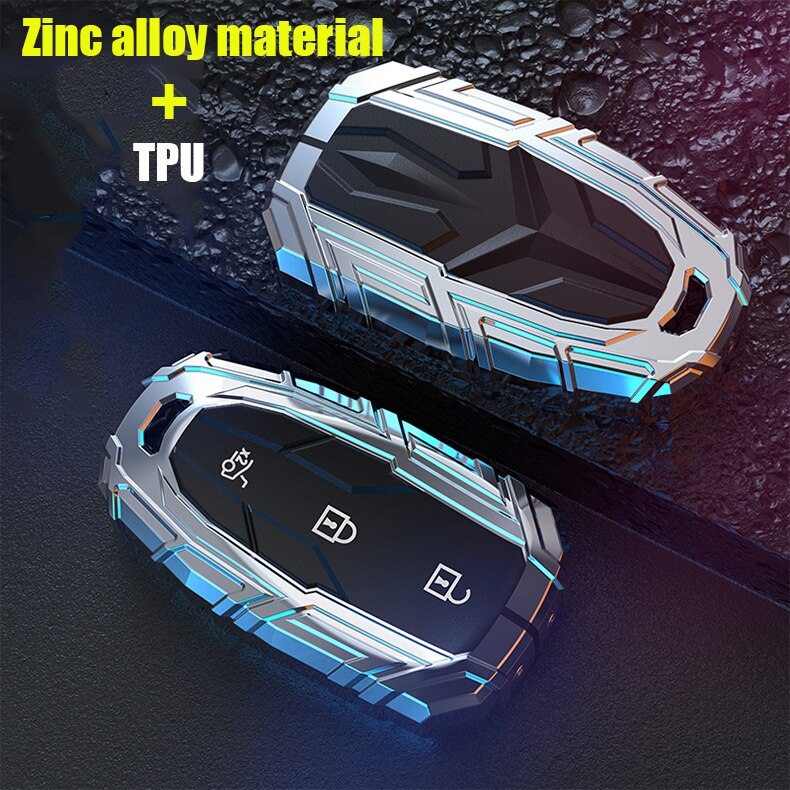 ZOBIG Key Fob Cover Case Remote Holder Skin Protector Jacket for Chevrolet Chevy Malibu Camaro Cruze Traverse