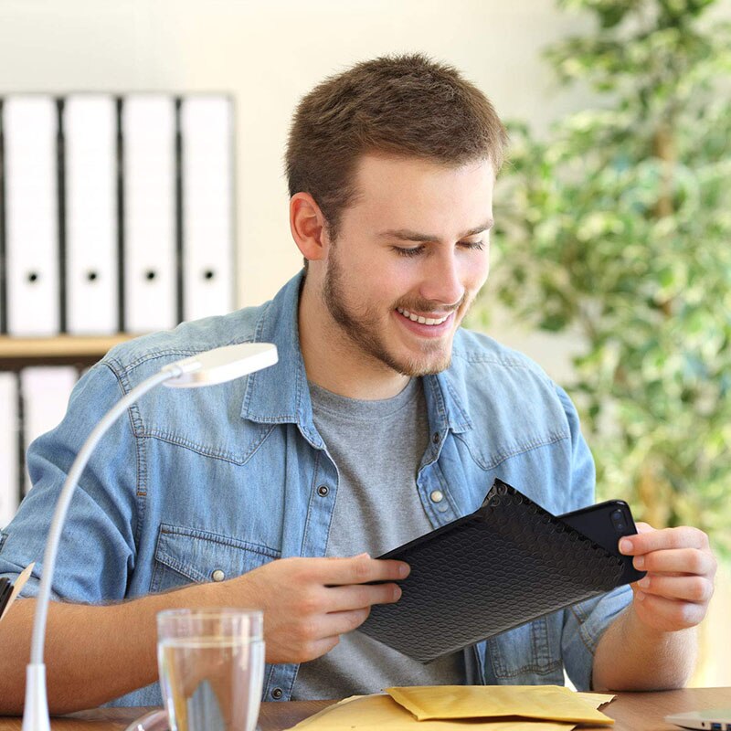 50Pc Bubble Mail Clip Papier Envelop Voering Poly Mail Zelfbenoemde Zwart Mail Mail Clip Envelop Bubble Papier mail Koerier Zak