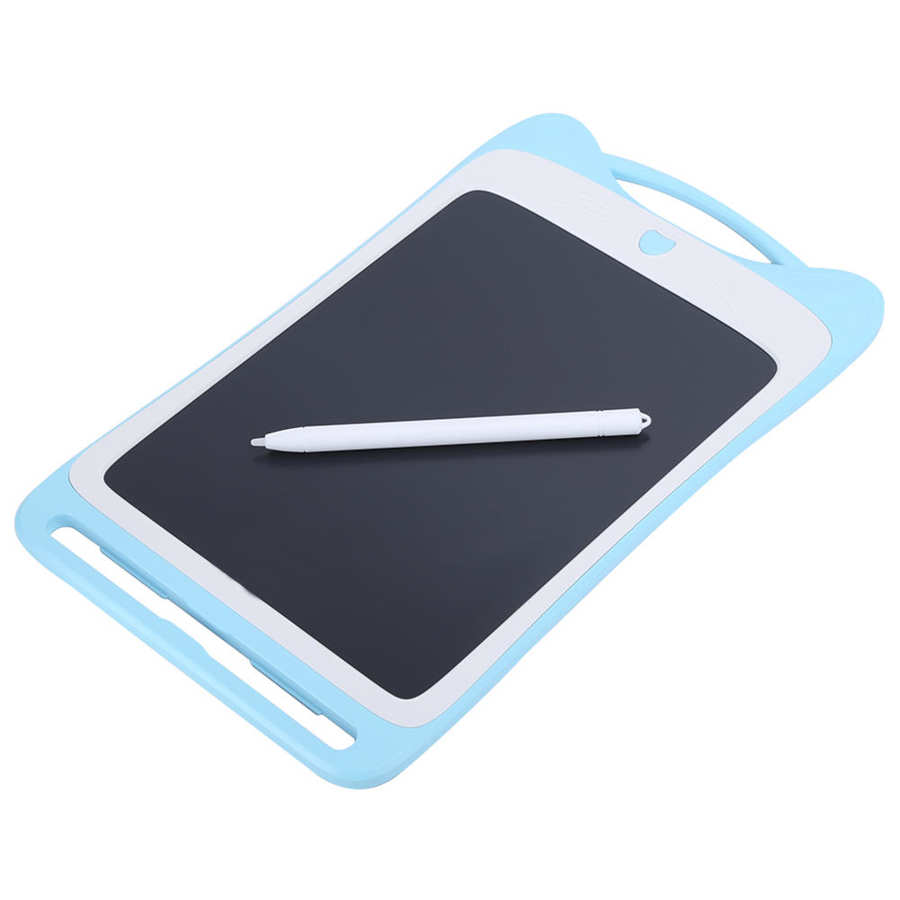 Digital Tablet 9 Inch LCD Writing Pad Light Energy Electronic Blackboard Color Handwriting Drawing Board Graphics Tablet: Blue