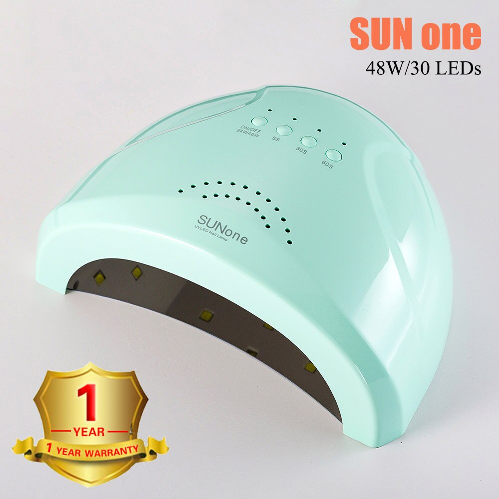 Lamp Voor Nagels Sunone Uv Lamp Gel Polish Machine Curing Lamp Met Bodem Timer Display Sneldrogend Sunuv Lamp Voor manicure: green