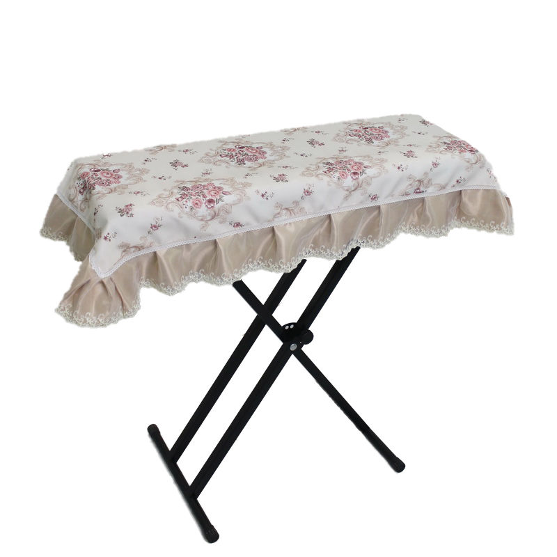 Pleuce-sac de rangement pour clavier 1 pièce | Housse anti-poussière, pompon, sac de rangement 61 clés, Piano bourgogne violet, housse de Piano électrique, Lace E0936: 6
