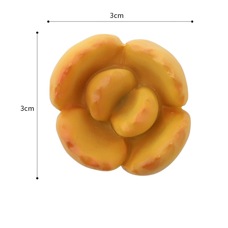 3D Creatieve Succulent Keuken Magneten Leuke Hars Kunstmatige Plant Whiteboard Magneet Decoratie: E