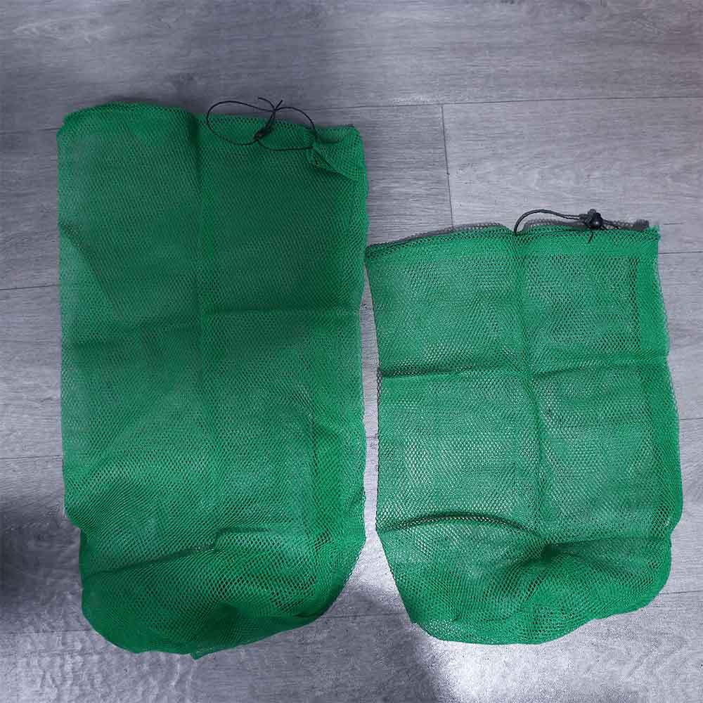 Tragbare Angelgerät Kleines Gitter Falten Fischernetz GrüNe Fisch Netze Tasche Nylon Gittergewebe Tasche Gittergewebe Tasche Live Fisch Netze