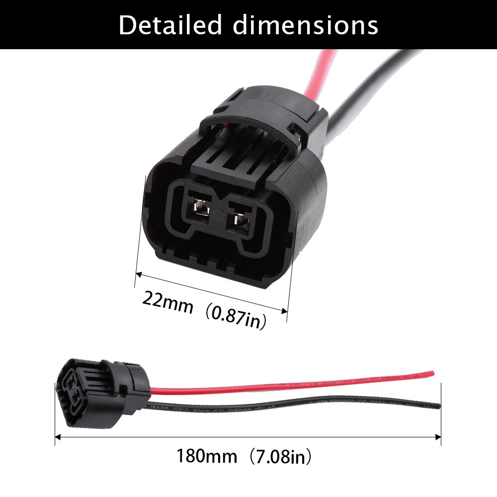 5202 male connector YUNPICAR 2PCS 5202 2504 H16 PS24W Bulbs Female Connector Pigtail Wiring Harnesses For Foglights Daytime Running Lamps/DRL