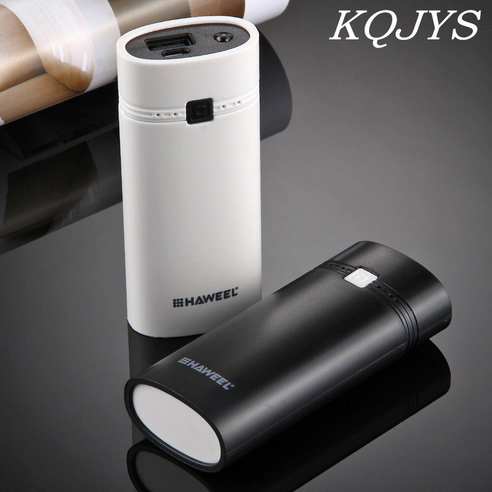 Draagbare 2xx usb powerbank, batterijlader, doe-het-zelf doos voor telefoon 18650 powerbank voor iphone, externe batterij opladen