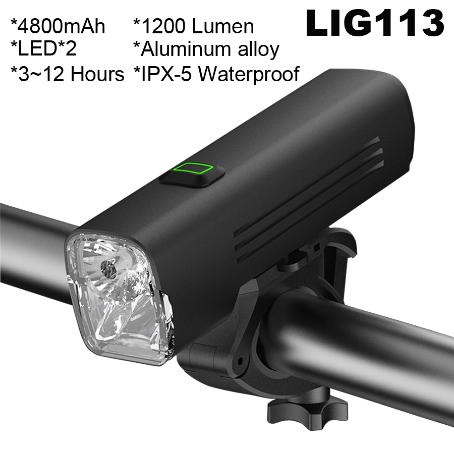 NEWBOLER 1000 Lumen Fahrradlicht einstellen USB Farn-/Abblendlicht MTB Fahrradlampe Scheinwerfer LED Radfahren Taschenlampe Laterne Fahrradzubehör: LIG113