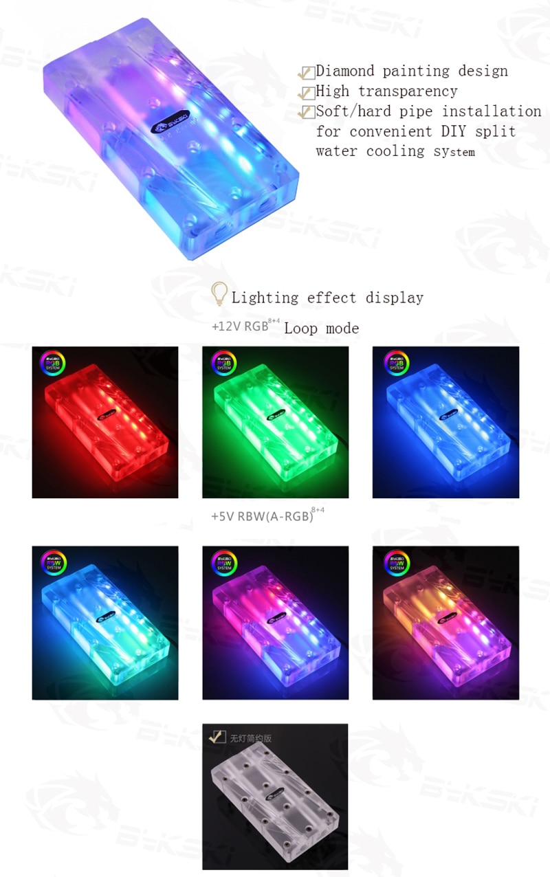 Bykski Graphics Card GPU Waterway Connection Adjustment Bridges Water Block Quad GPU 40mm SLI/CF Connection Bridge For Graphics