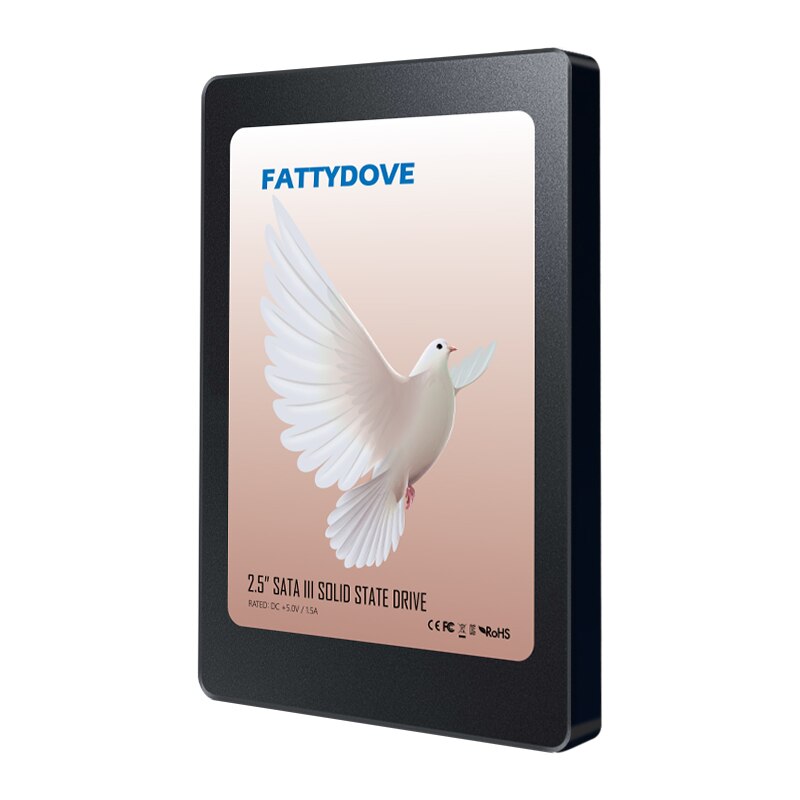 FATTYDOVE Original SSD Internal Solid State Drive 120GB 240GB 480GB 2.5 inch SATA III HDD Hard Disk HD Notebook PC (+Free SATA C