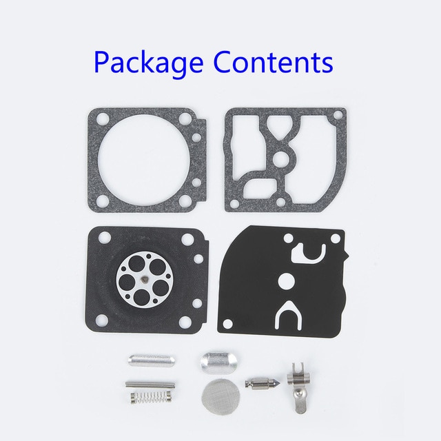 11pcs Carburetor Rebuild Kit For Stihl MS210/230/250 Chainsaw Zama RB-105 C1Q-S Serires Useful Gasket Oiler Repair Kit: A