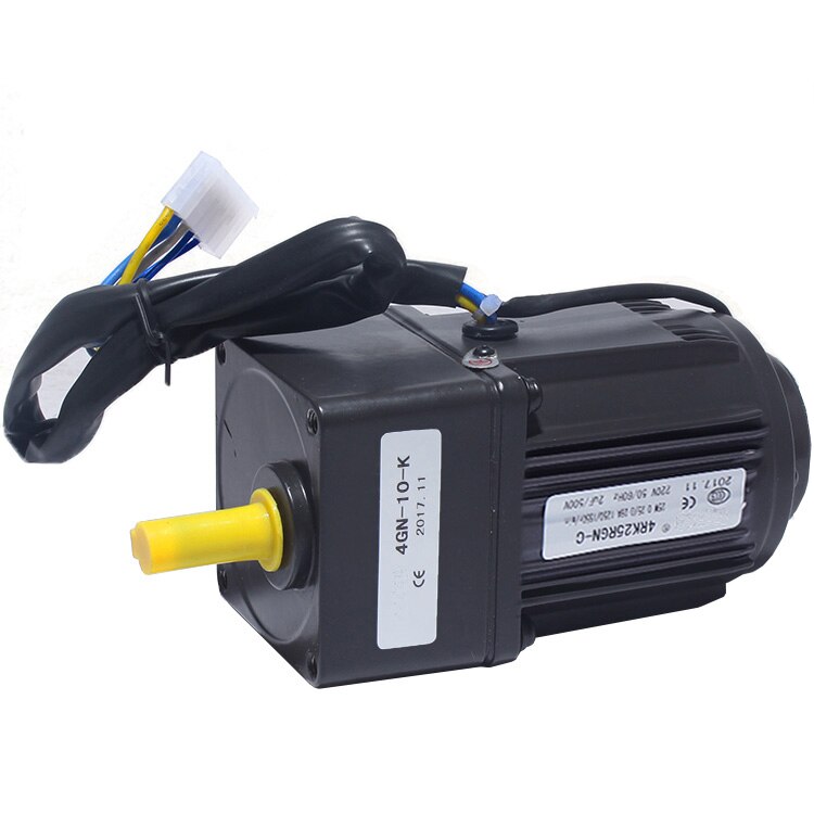 4RK25GN-C 415-4.2RPM 220V 25W AC Reversible Gear Variable Speed Motor 1:3-1:300 AC Gear Reducer Motor Geared Motor