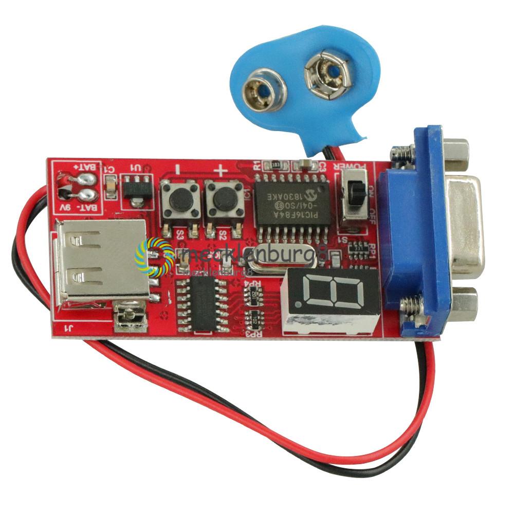 VGA Signal Generator LCD Tester 15 Signaal USB Batterij Dual Voeding LED Display Digitale met Connector Kabel