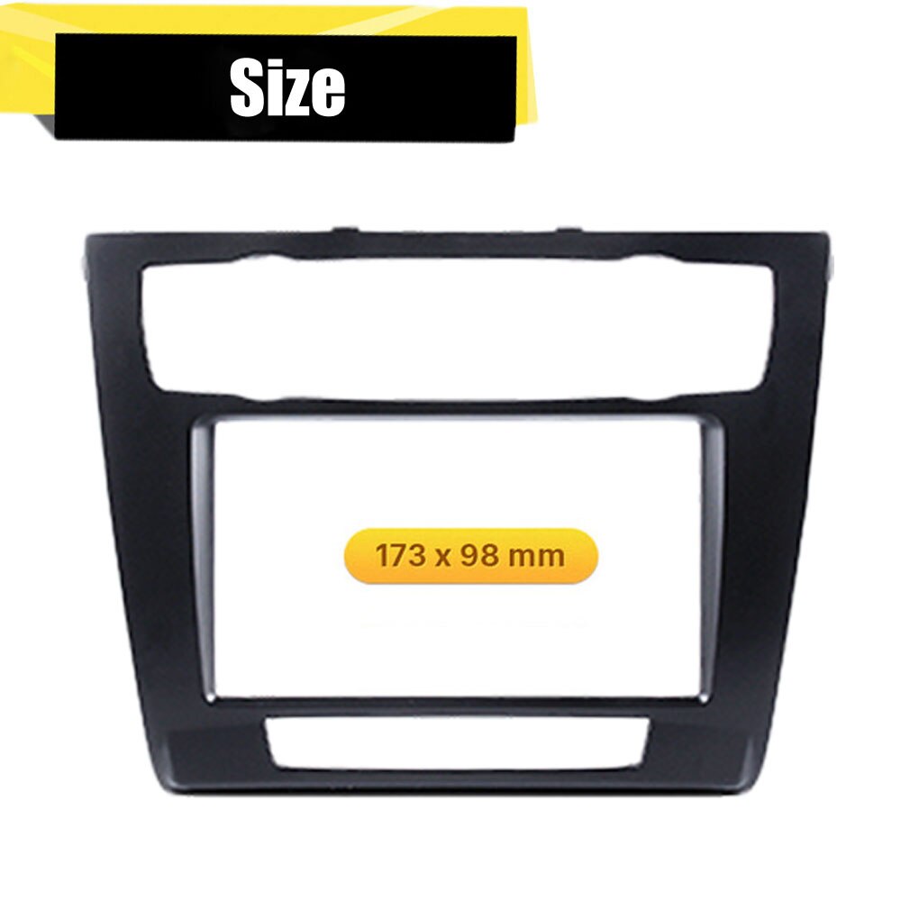 LONGSHI Double Din Car Radio Stereo Dash Mounting Kit for BMW 1 E81 E82 E87 E88 2007 Trim Audio Panel Facia Adaptor , 2din