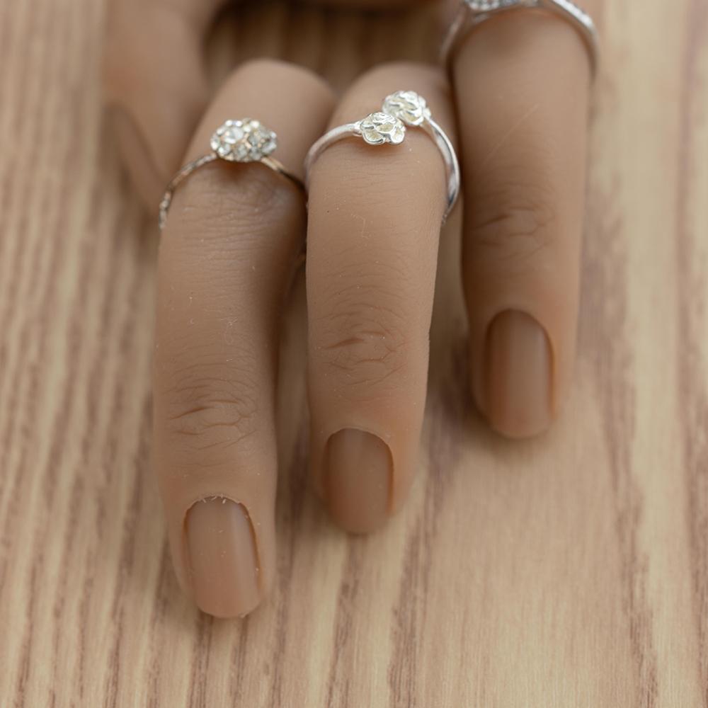 Nagelkunst oefenflap vinger trainingstool siliconen flexibele vingers nagelpunt manicure tool nagel oefenmodel display vinger