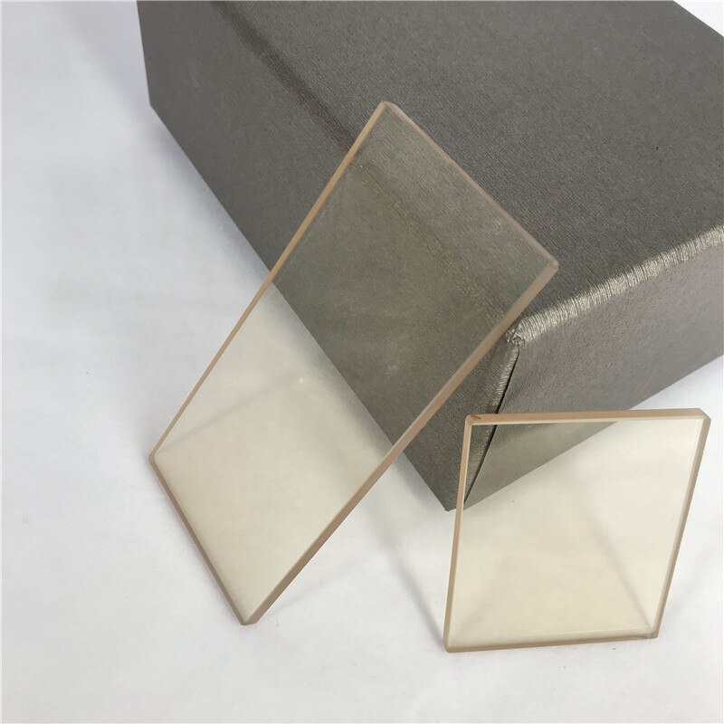 50 x 80mm keramiske mikrokrystallinske transparente glasplader mikrobølgeovn plade komfur pejs panel ildfast glas