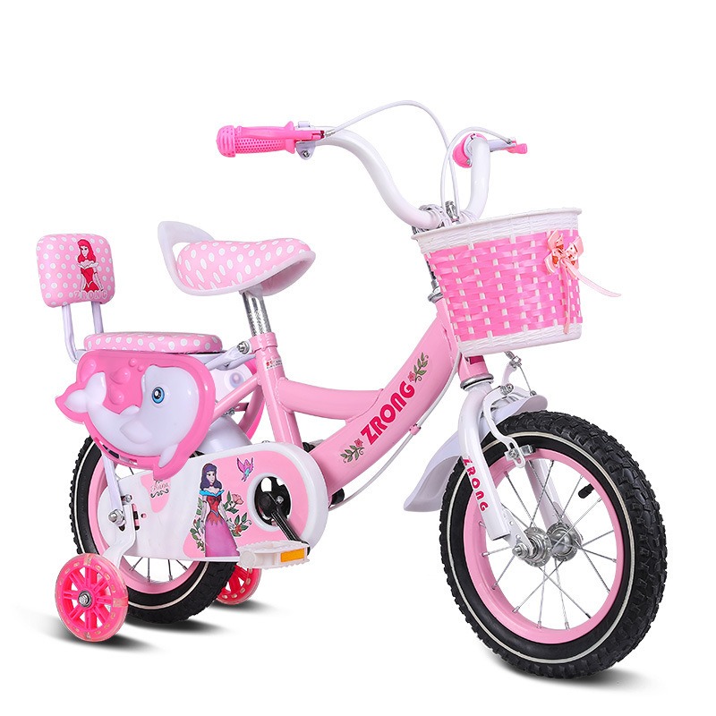 Cesta de bicicleta para niños, triciclo, Scooter, cesta para manillar, almacenamiento, portador frontal, bolsa con lazo de plástico, bolsa de ciclismo para niños