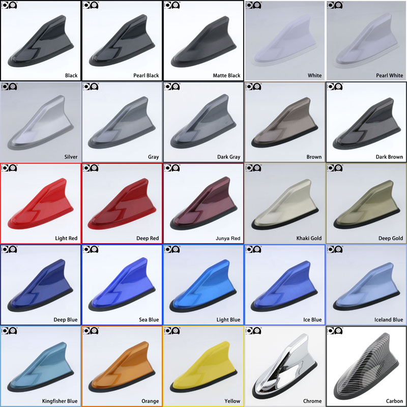 Universal Waterproof shark fin antenna Strong radio FM AM signal Car styling for Mazda 3 5 Premacy