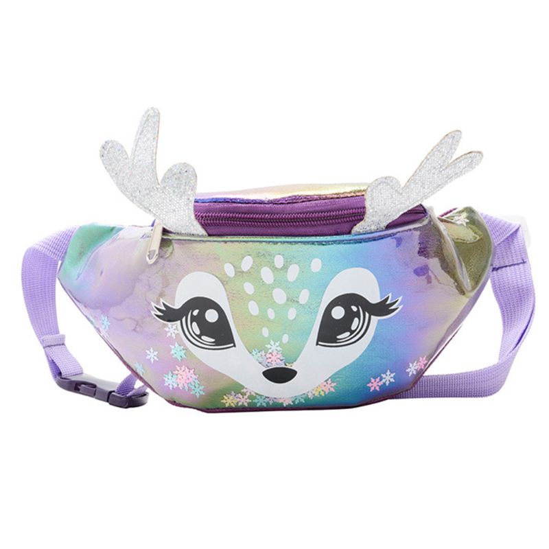 Kids Elanden Print Taille Fanny Pack Belt Pouch Reizen Hip Bum Schoudertas Purse