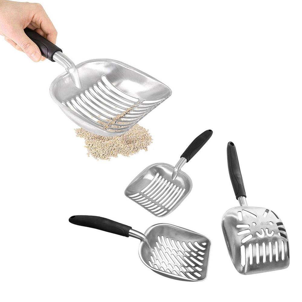 Cat Litter Shovel A Large Metal Sand Shovel for Cat Litter Screens Has A Deep Shovel and An Ergonomic Handle