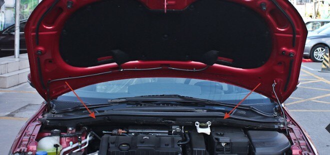 LittleMoon original engine insulation cotton sound insulation cotton cabin insulation cotton forPeugeot 307 Citroen C4 pallas