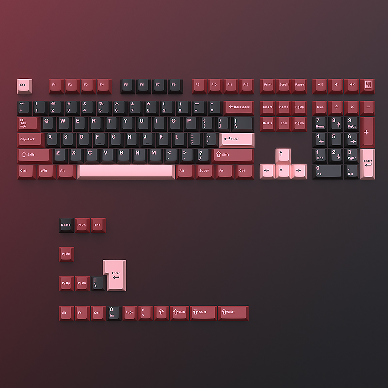 GMK Keycap Double Shot 126 Keys PBT Cherry Keycaps Mechanical Game Keyboard Wireless for MX Switch Key cap GMK67 GMK87 Keycaps ﻿