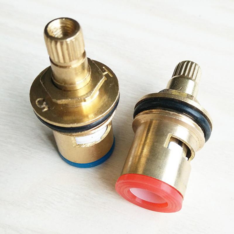 1/2" Replacement brass ceramic disc tap quarter turn cartridges gland insert 20 teeth Faucet Accessory Disc #030