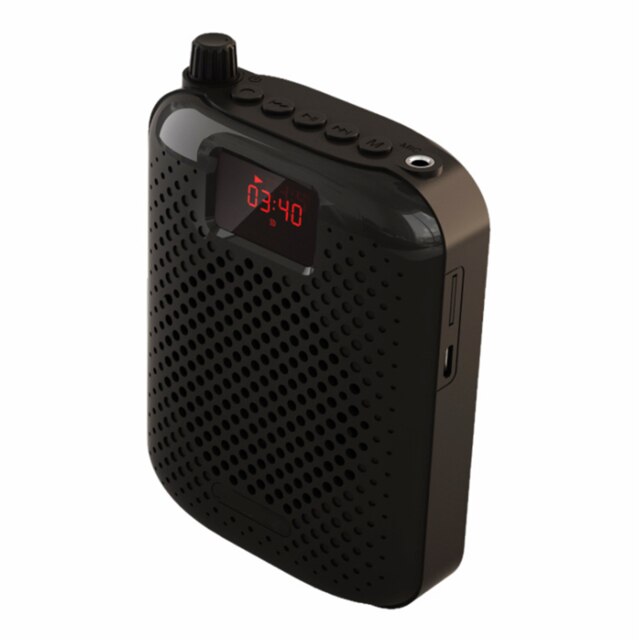 Altoparlanti amplificatore microfono più forte Radio FM altoparlante portatile Bluetooth esterno megafono per insegnamento guida turistica venditore: nero