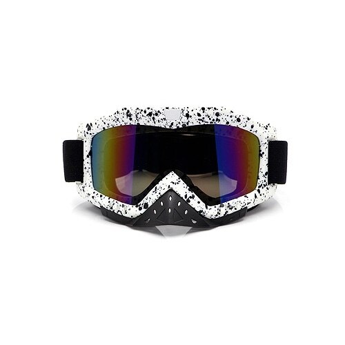 Motorsykkel briller motocross sykkel langrenn av vei hjelmer briller nesebeskyttelse støvtett skitt sykkel atv mx briller: 4
