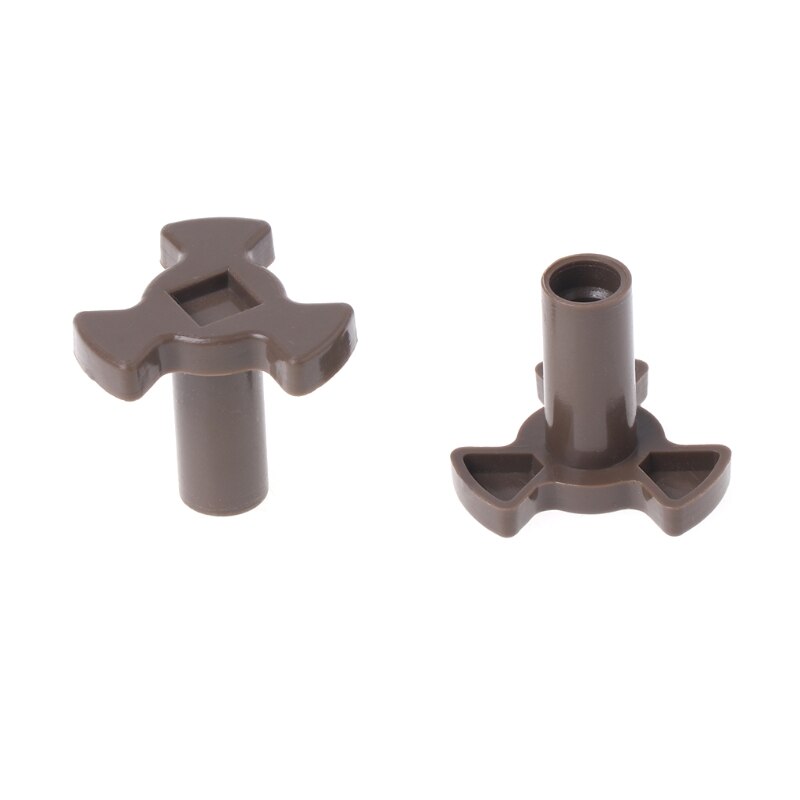 2Pcs Universal Microwave Turntable Coupler Plate Support Stand Drive Cog Tools
