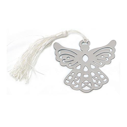 1PC Mini Stylish Bookmark Stationery Silver Color Metal Bookmarks Style: A